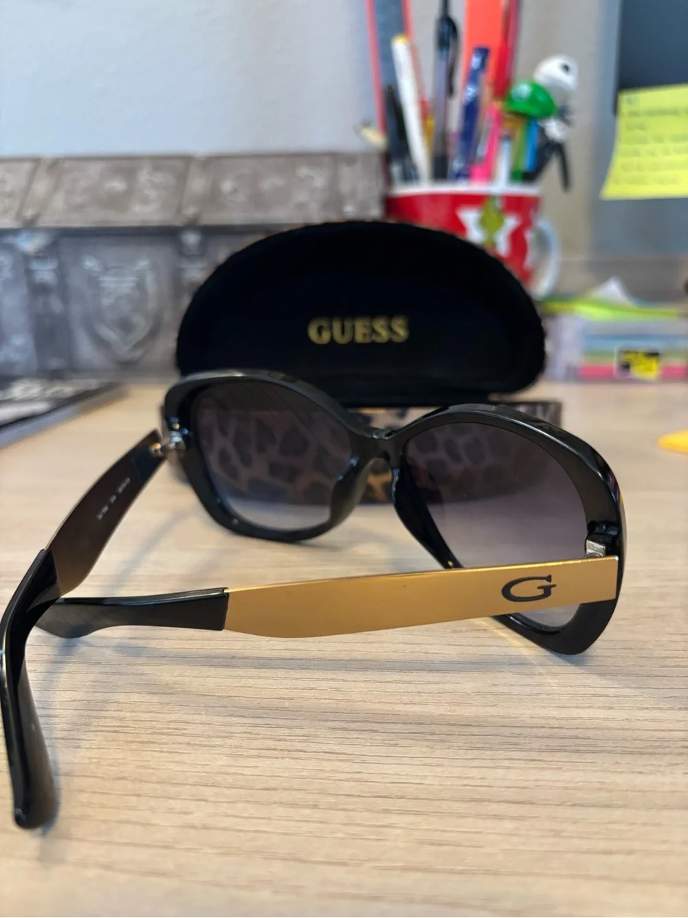 Vintage GUESS Oversized Sunglasses with Carl Zeiss Lenses